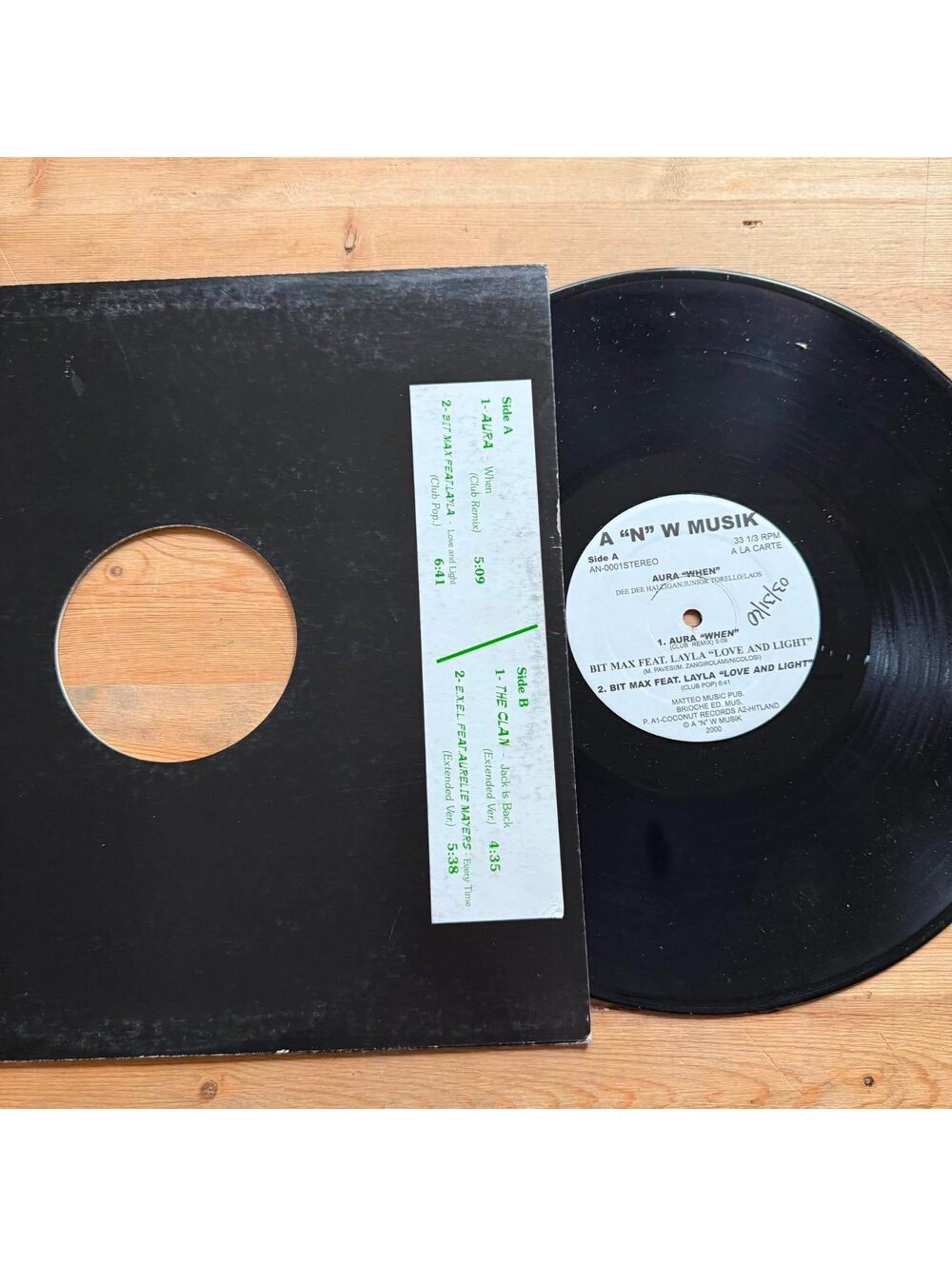 Various - Aura "When" 33rpm VG+ VR18